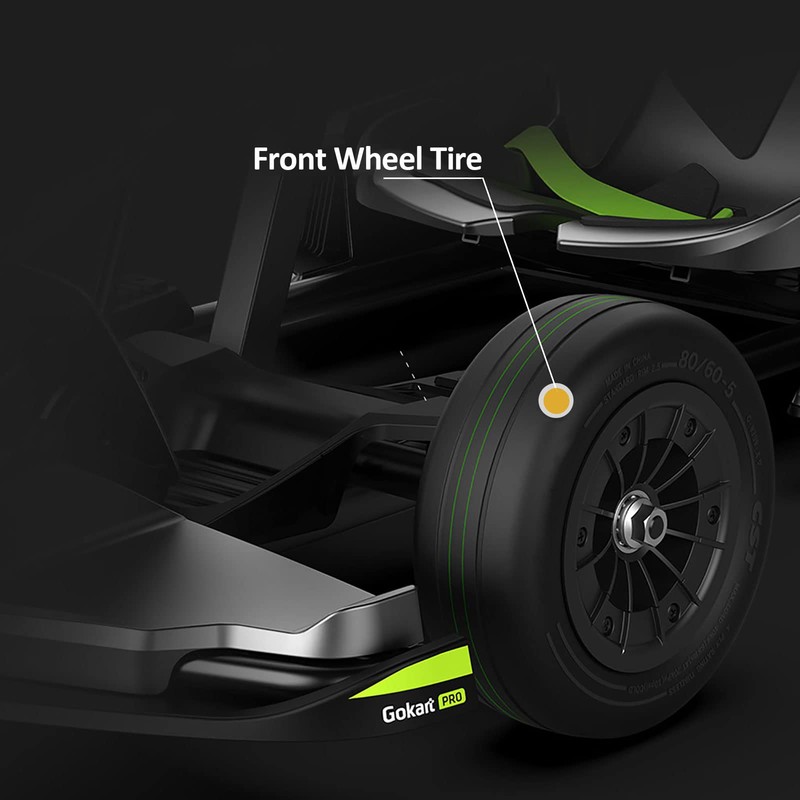 arlveke Front Wheel Tire for Segway Ninebot Gokart Karting Replacements