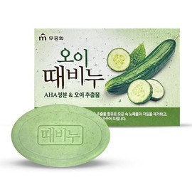 Rose of Sharon Cucumber Exfoliating Soap 90g / 무궁화 오이 때 비누 90g