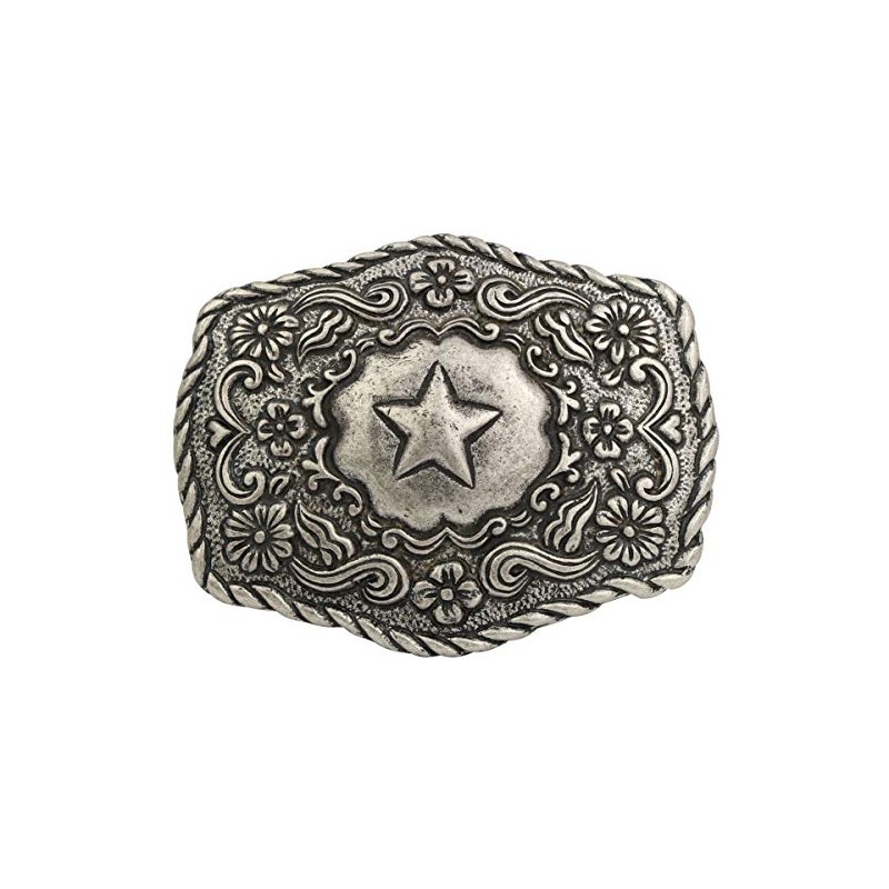 BELTINGER Belt Buckle Star with Flowers 4.0 cm Buckle Interchangeable
