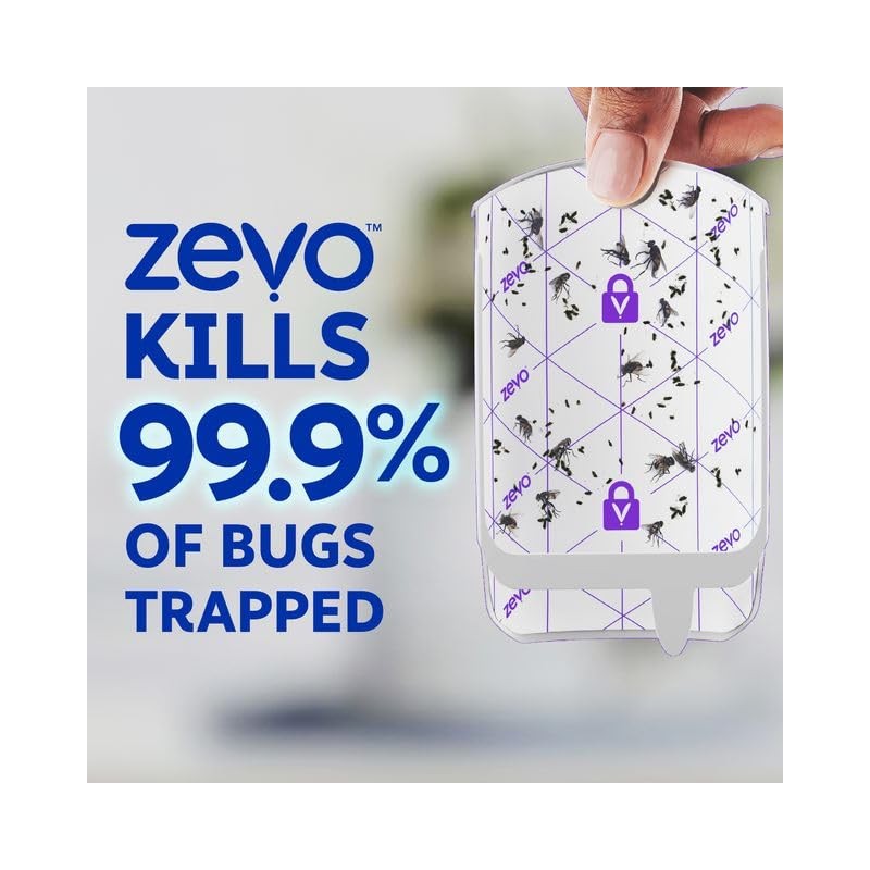 Zevo Flying Insect Trap & Cartridge - Plug in Fly