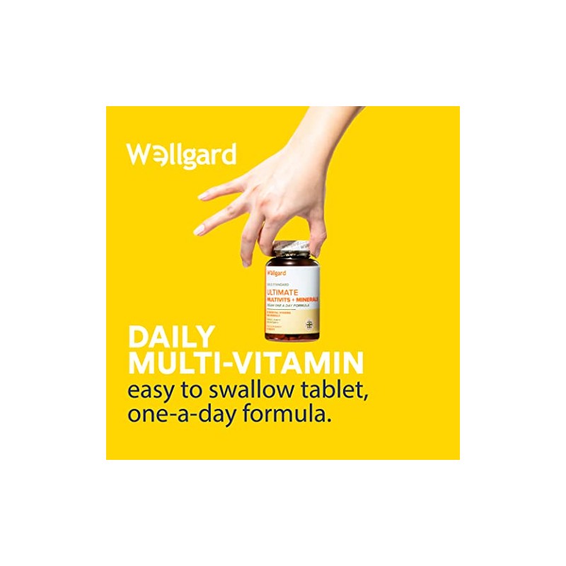 Vegan Multivitamins & Minerals by Wellgard - Vegan Multivitamin Tablets
