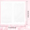 36 Sheets 1485 PCS French Tip Guide 4 Designs Self-Adhesive