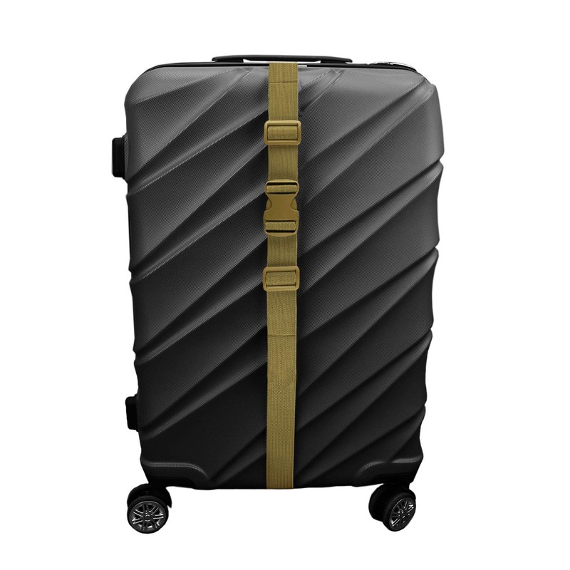 MAGARROW 1.5" Utility Straps with Buckle Adjustable, 4-Pack (Tan, 9.5