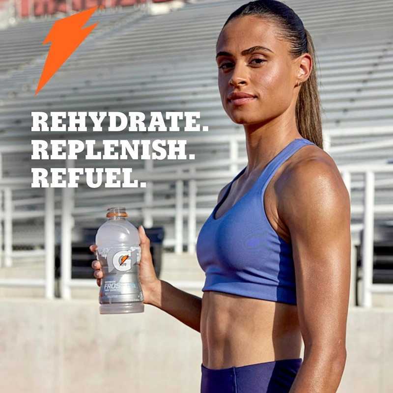 Gatorade Thirst Quencher, Cool Blue, 12 Fl Oz Pack of