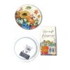 Creative Converting & Greenbrier Pumpkin Sunflower Harvest Dessert Plates &