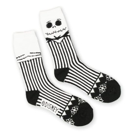 Nightmare Before Christmas Jack Skellington Striped Sweater Socks size 10-13