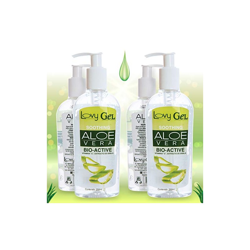 Lovy Care Gel Aloe Vera BIOACTIVE + Vitamina C Paquete