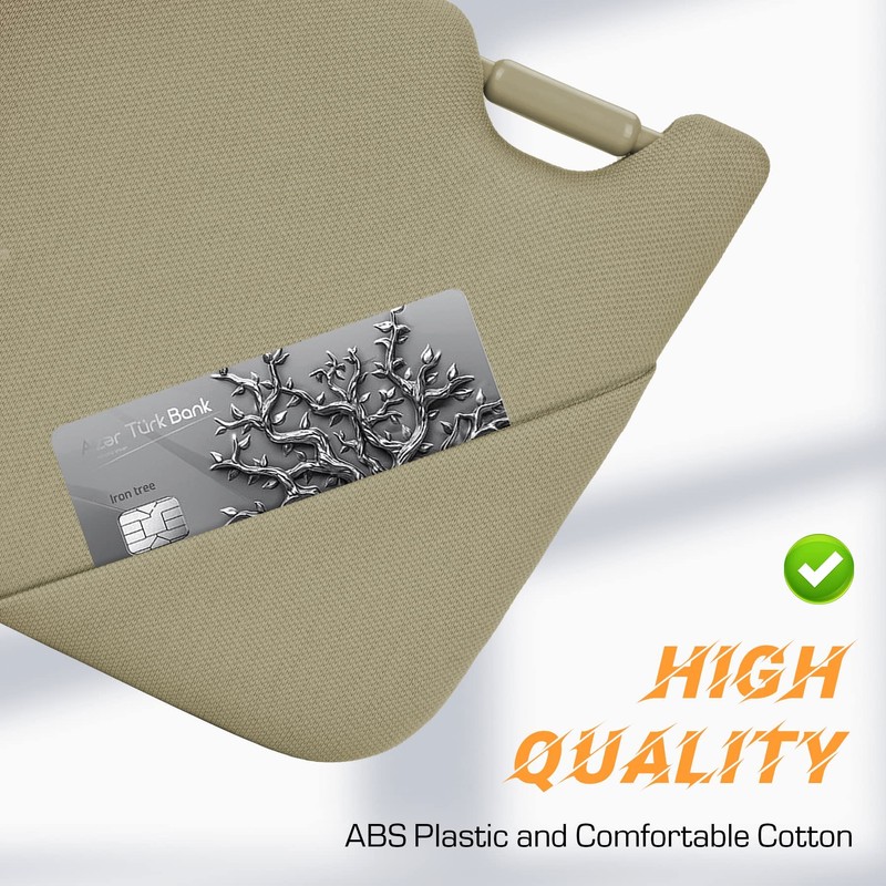 Beige Driver Left Side Sun Visor Replacement Compatible with 2008