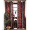 GURU SHOP Boho Patchwork Curtains, 1 Pair Bohemia Curtain Made