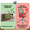 Design61 Set of 4 Universal Furniture Castors with Brake Swivel