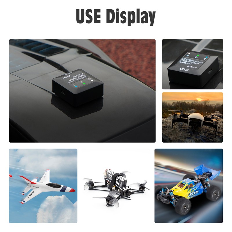 SKYRC GNSS GSM020 Performance Analyzer for RC Car Airplane Helicopter