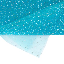 Tulle Fabric 150 cm x 3 m with Glitter Dots - Choice of Colours in 15/150 cm - Fine Tulle Colourfast & Washable - Decorative Fabric for Wedding - Tulle Fabric for Decorating Crafts Tutu Costumes -