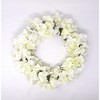 Hydrangea Wreath Door Wreath Table Wreath Approx. 36-38 cm Cream