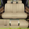AOOG Leather Car Seat Covers, Leatherette Automotive Seat Covers for