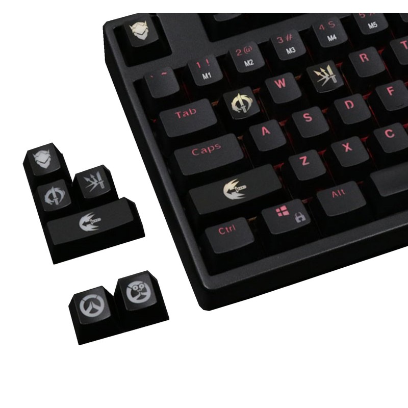 IYTYIR Overwatch Backlit Hero Keycap Set Gaming Keyset Key Cap