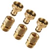 Garden Hose Quick Connect Fittings ¾ Inch GHT Solid Brass