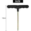 1 Pcs Black Trampoline Spring Pull Tool ，T-Hook Spring Puller