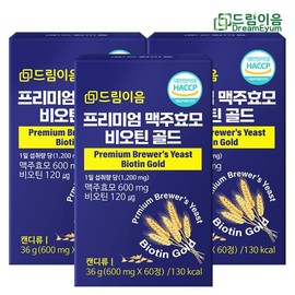 Dream Eum Premium Brewer's Yeast Biotin Gold Tablets, 3 months' supply / 드림이음 프리미엄 맥주효모 비오틴 골드 정 3개월분