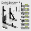YQE 2 Sets Anti Sag Gate Kit for Wooden Fence,