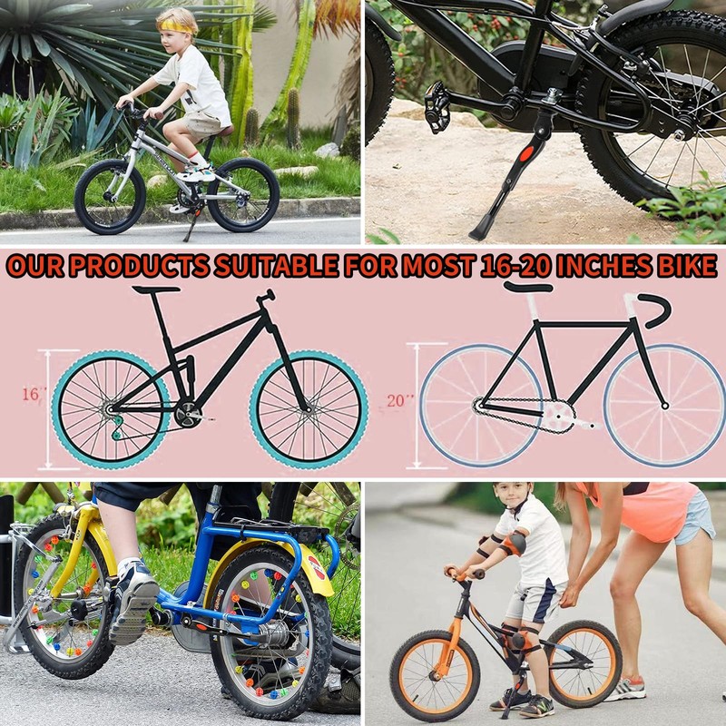 OAMCE - Soporte de bicicleta ajustable para bicicletas de 16