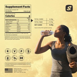Keto Chow SALTT Electrolytes Powder Flavored Drink Mix - Caramel Vibes - 90 Hydration Packets - Magnesium, Potassium, Sodium, Trace Minerals - Zero Sugar & Gluten Free - 3 Packs of 30