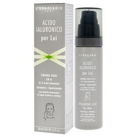Hyaluronic Acid Moisturisin Mattifying Face Cream by LErbolario for Men - 1.6 oz Cream