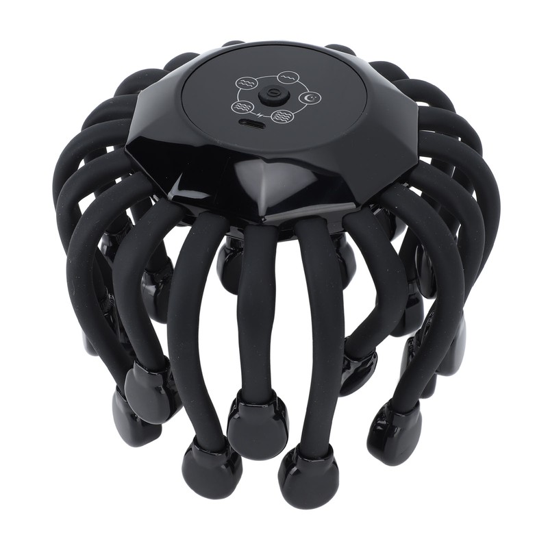 Electronic Claw Head Massager Intelligent Musical Sound Red Ray Decompression