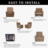 Easy-Going 4 Pieces 100% Dual Waterproof Recliner Cover Stretch Soft