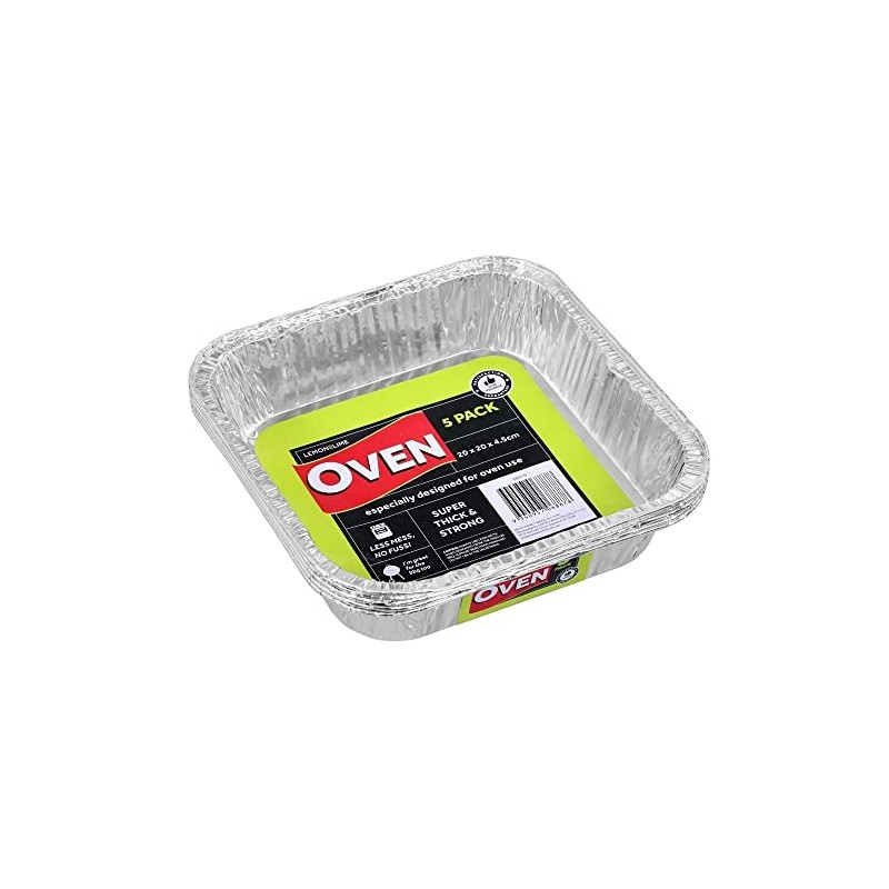 Lemon & Lime Foil Trays (Pack of 5)