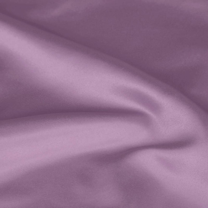 sourcing map Luxury Satin Oxford Pillowcases, Pair of 2 Mauve