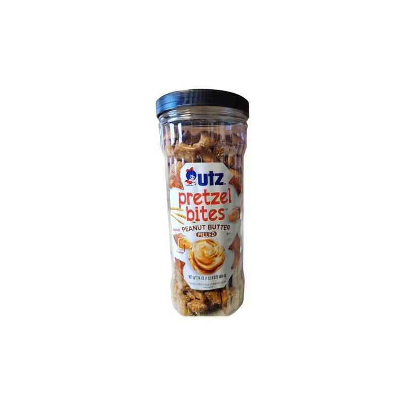 UTZ PEANUT BUTTER FILLED PRETZEL BITES 24oz