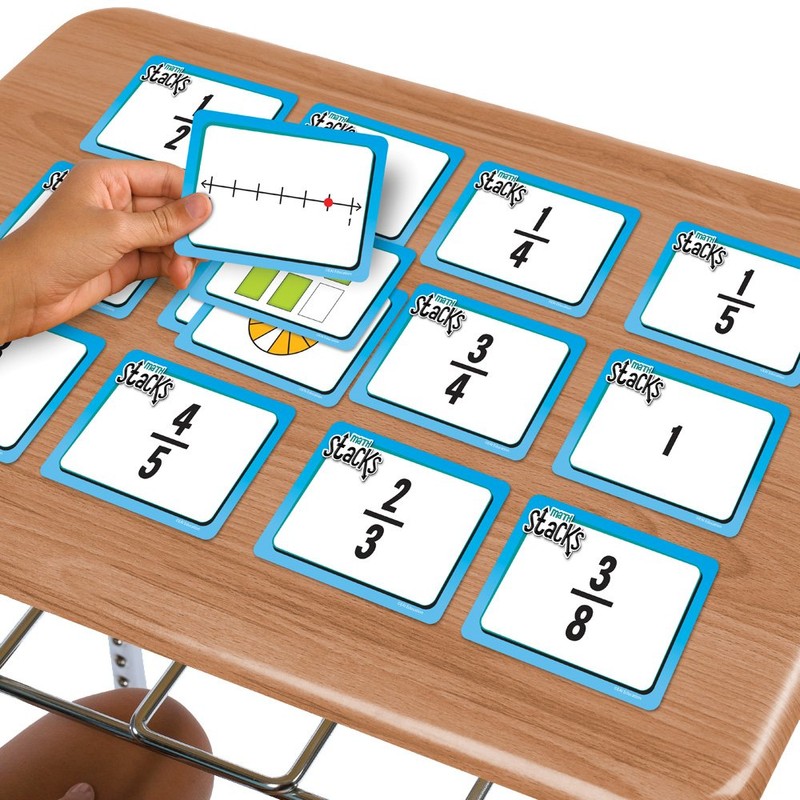 EAI Education Math Stacks Fraction Equivalence Game: Grades 3-5
