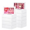 Cookie Boxes, 10Pcs Dessert Boxes with Clear Window 12" x