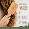 Moo & Yoo Bamboo Paddle Hair Brush | Gentle Detangling