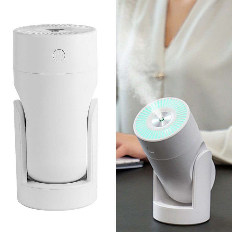 Mini Shake Head Humidifier with Colorful Lights Smart 2 Levels