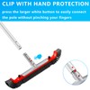 Pool Brush Head for Cleaning Walls,Heavy Duty Inground/Above Ground Aluminum