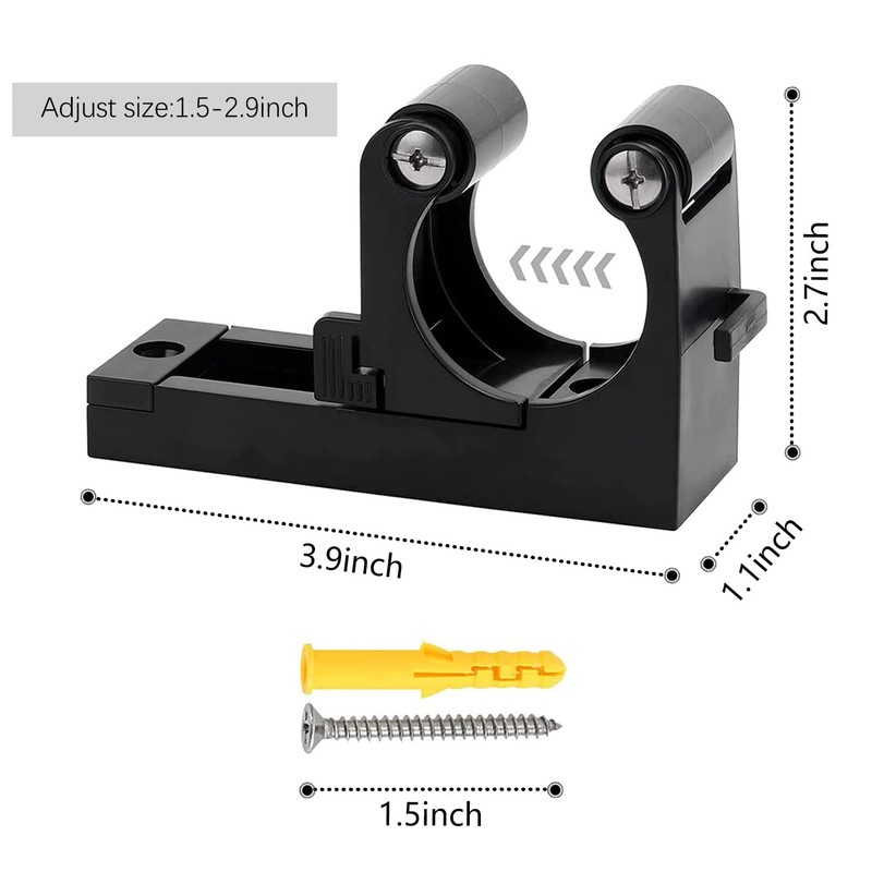 2 Pcs Bike Wall Mount Storage for home, Adjustable Bicycle