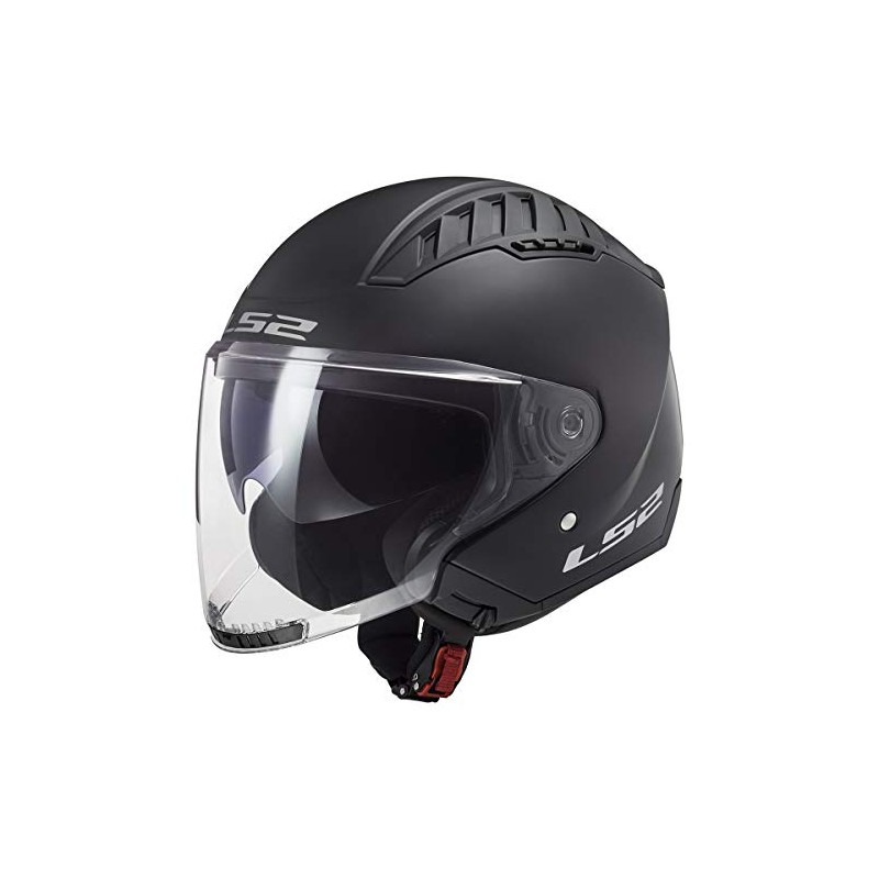 LS2 Helmets Copter Open Face Helmet (Matte Black - Large)