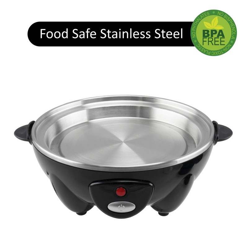 Brentwood Appliances Electric Egg Cooker with Auto Shutoff (Black)