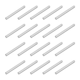 uxcell 120Pcs M1.5 x 18mm 304 Stainless Steel Dowel Pin, Cylindrical Shelf Support Peg Pin Parallel Pin Fastener for Mechanical Manufacturing, Industry, Furniture Installation, Silver