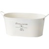 K-E I Green House French Tin Natural Tin Pot Oval