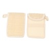 Soap Scrubber Pouch,3pcs Portable Soap Bags,Cotton Linen Exfoliating Soap Pouch,Multi-Function