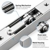 Automatic Hydraulic Door Closer, Adjustable Soft Close Buffer with Aluminum