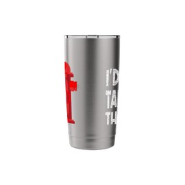 I'D Tap That Funny Firefighter Gear Water Hydrant Graphic Stainless Steel Insulated Tumbler