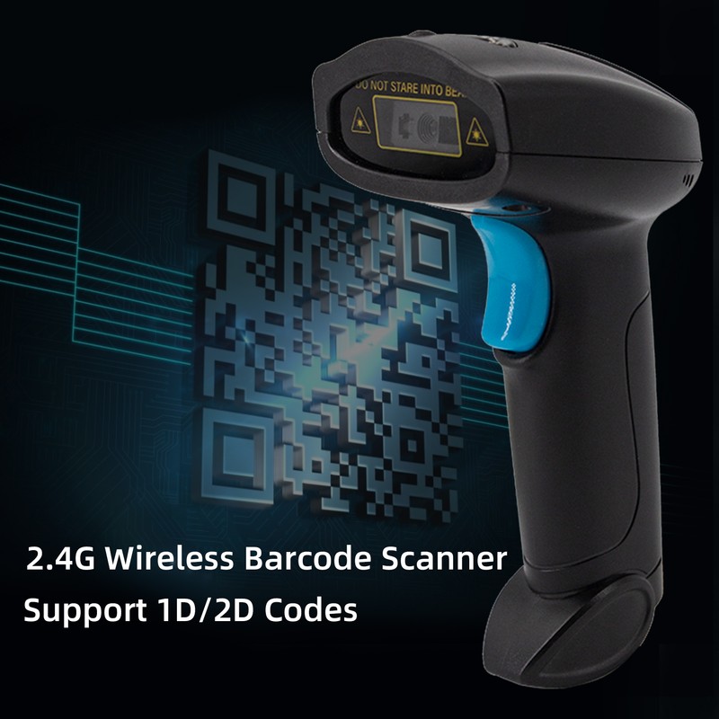 1D 2D Barcode Scanner Handheld USB Wirelss Bar Code Reader