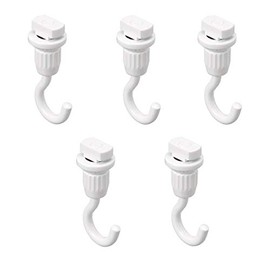 TOSO TOSO Picture Rail T-Hook 30A Hook A (for ceiling mounting), After-loading Type, White, 5 Pieces