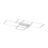 Jaycomey Ceiling Light,Modern LED Ceiling Lamps with 3 Squares,75W Cool