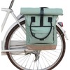 TOURBON Nylon Roll-Top Clip-On Market Shopper Bicycle Bag Backpack Shoulder