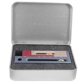 Table Saw Slot Adjuster Mortise and Tenon Tool Movable Measuring Block Length Compensation Table Set Up Carpentry Tool, Aluminum Alloy Woodworking Mortise Tenon Measuring Gauge