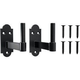 SteelTek Pintel on Plate with 3 1/2" Offset (Sold as Pair), 304 Stainless Steel, Powder Coated Black